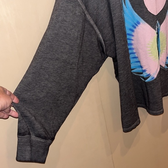 The Vinyl Icons women’s grey Journey album cover hoodie, plus size 5 like new - Picture 4 of 10